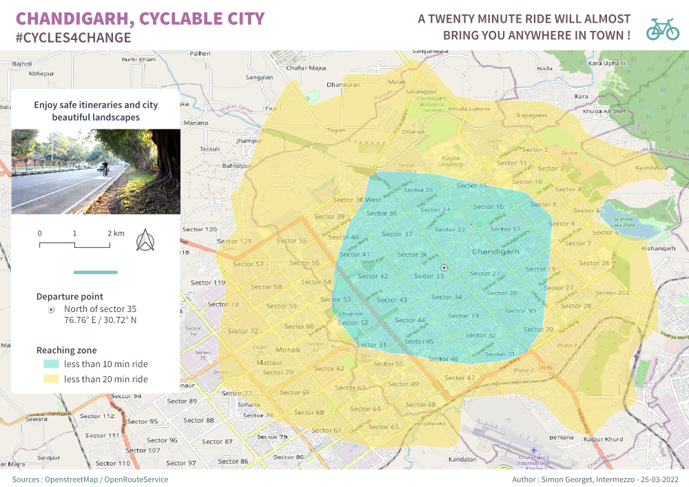 Promouvoir le vélo avec la cartographie