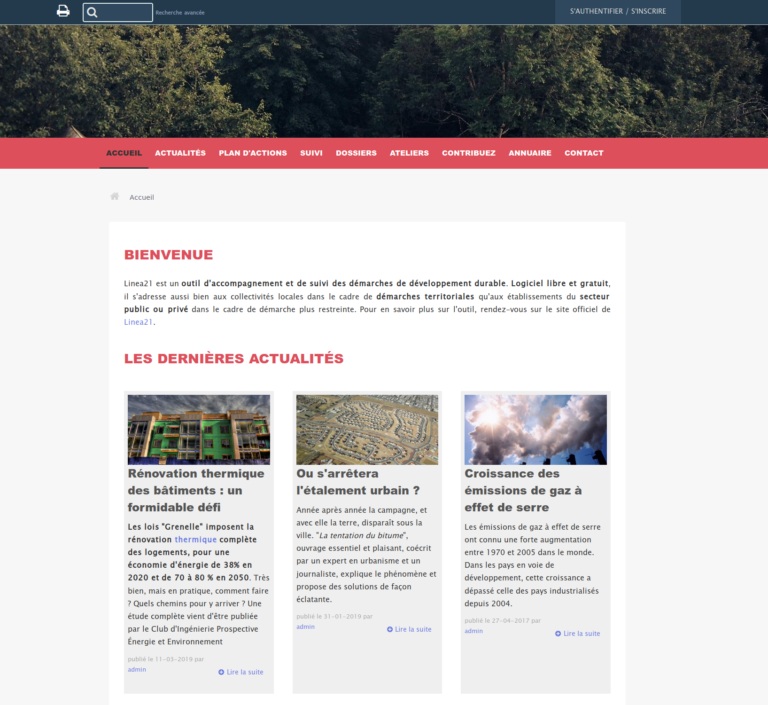 Nouvelle interface publique