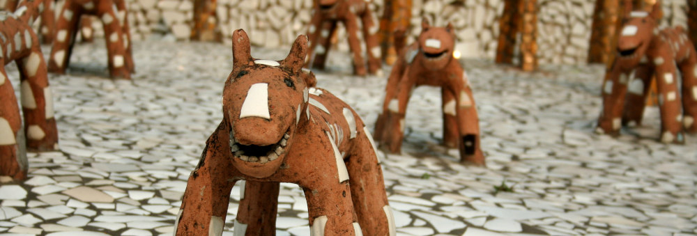 Les créatures du Rock Garden de Chandigarh - secteur 1