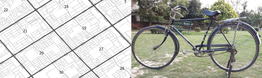 Le matériel nécessaire : une carte pour noter les observations et éventuellement un vélo ...